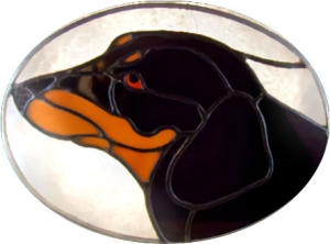 Dachshund Dog Stained Glass Suncatcher $49