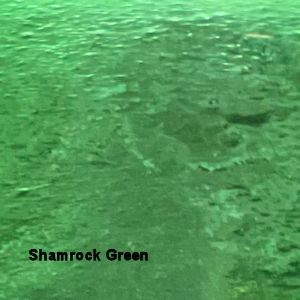 Shamrock Green (from San Pellegrino or beer bottle)